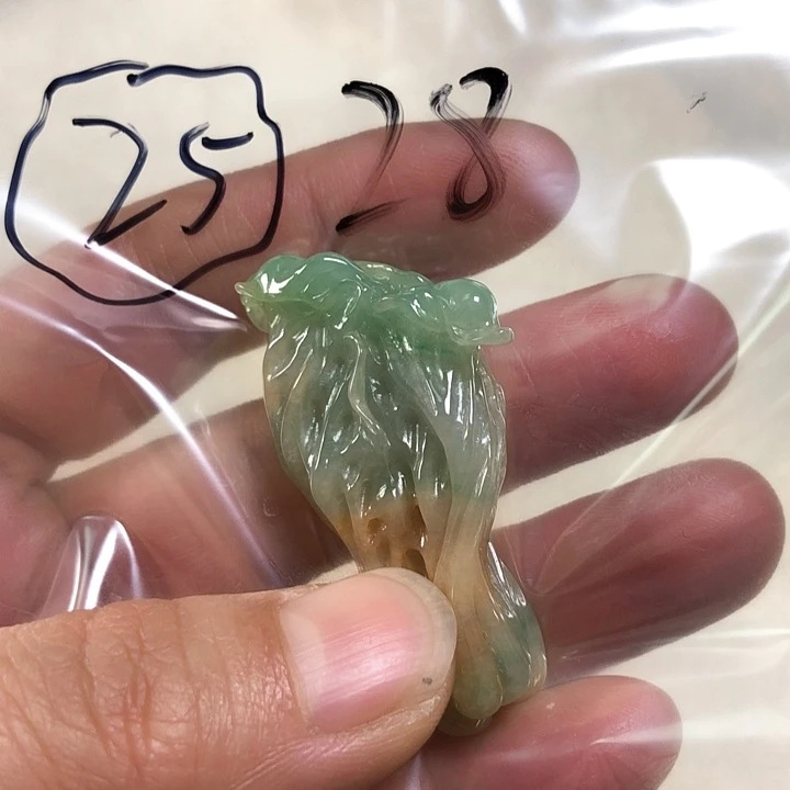 翡翠颈饰未镶嵌缅甸天然翡翠片料