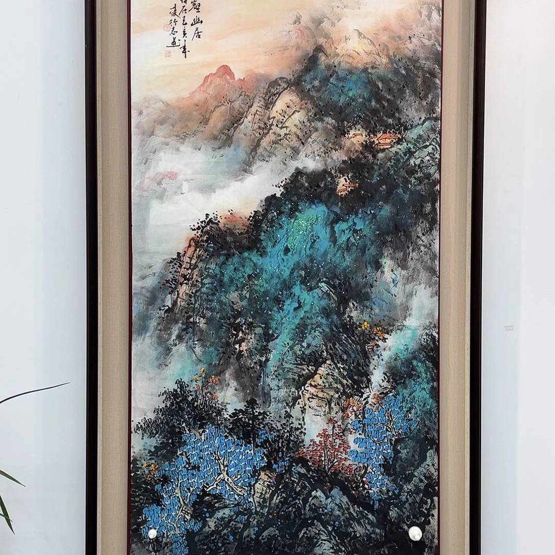 国画凌行志老师手绘国画精品