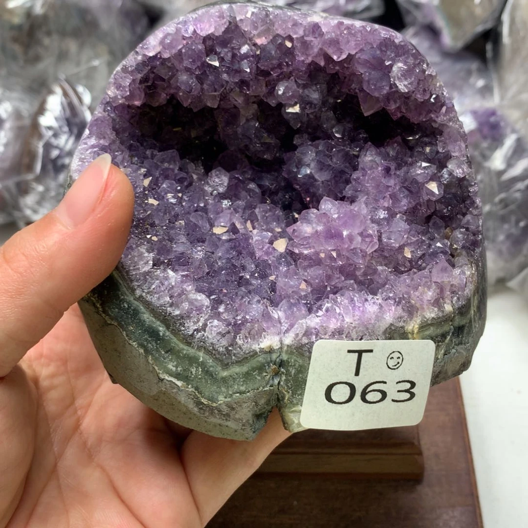 紫晶摆件未镶嵌水晶