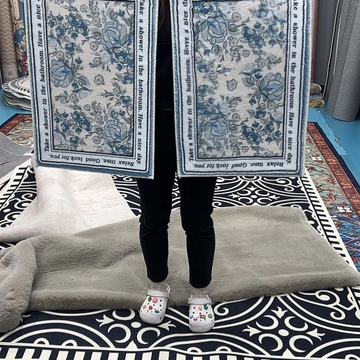 混纺40×60×2块尺寸误差±1-3cm棉布底仿羊绒微瑕特价