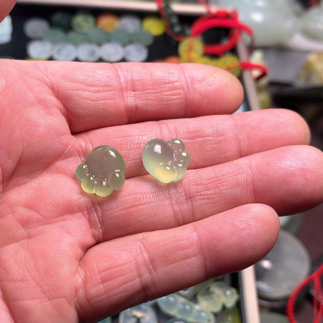 蛇纹石玉原石未镶嵌木****木