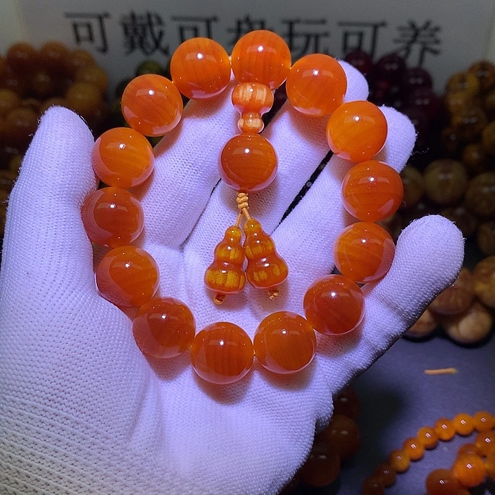 松木（琥珀木）手串/手链1.6 包浆高货