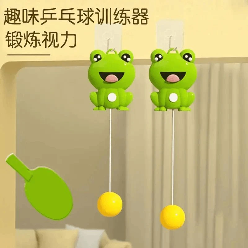 儿童悬挂式乒乓球训练器乒乓球拍室内家居子统感神器手眼协调性