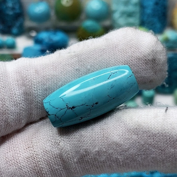 绿松石未镶嵌天然原矿 地大质检