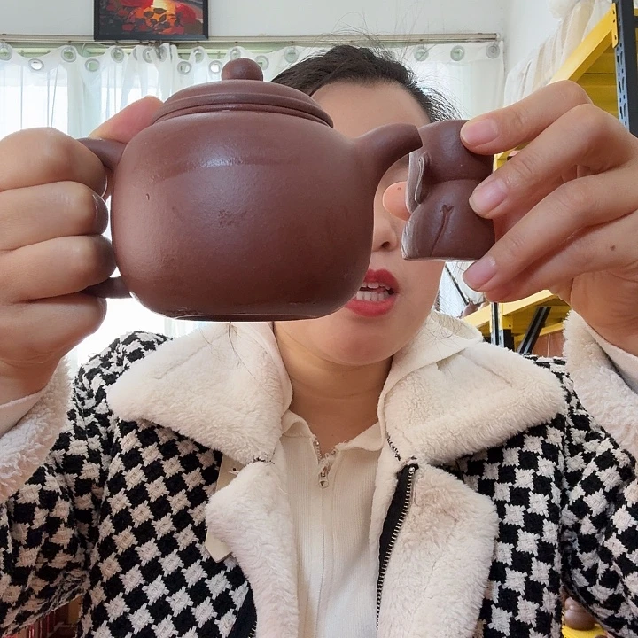 紫泥底槽青匏尊300cc