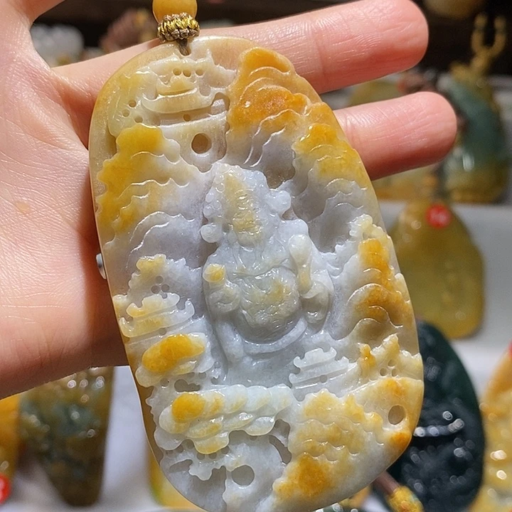 一***根翡翠未镶嵌吊坠(不含链)