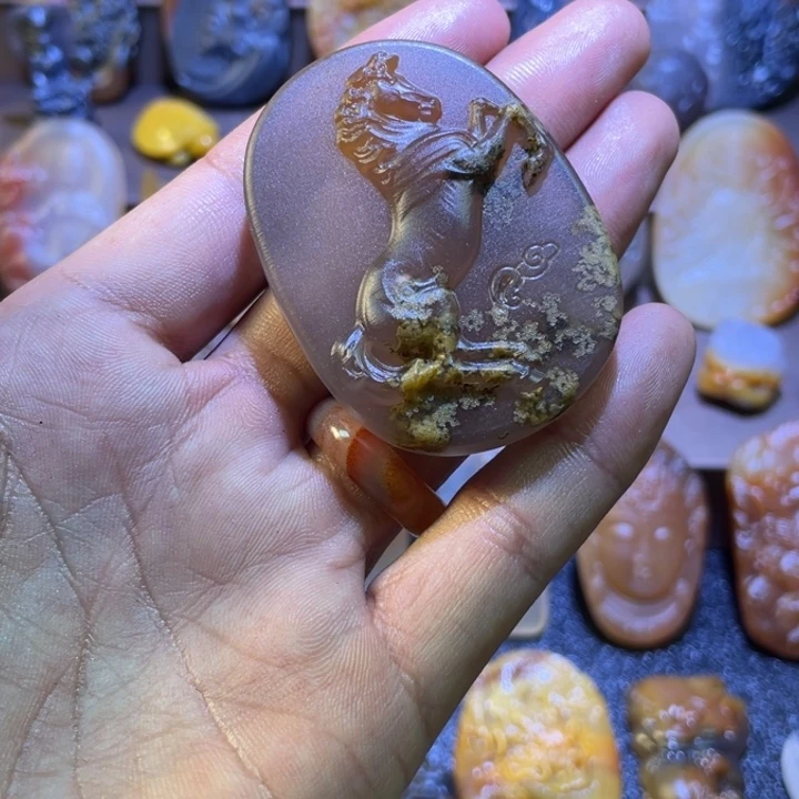 玛瑙/玉髓未镶嵌颈饰