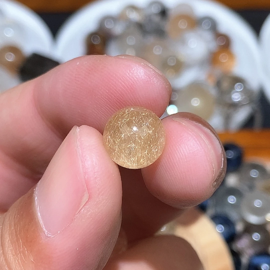 发晶单珠单珠单珠单珠未镶嵌迷****糊