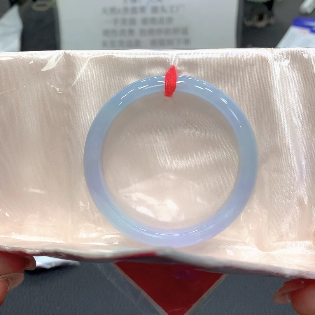 翡翠未镶嵌手镯52正