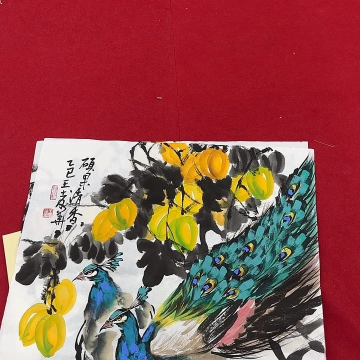 国画花鸟等图案和