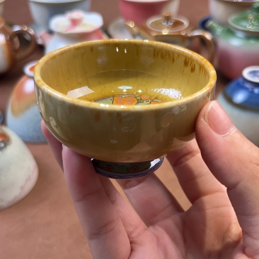 手工制作窑变茶器