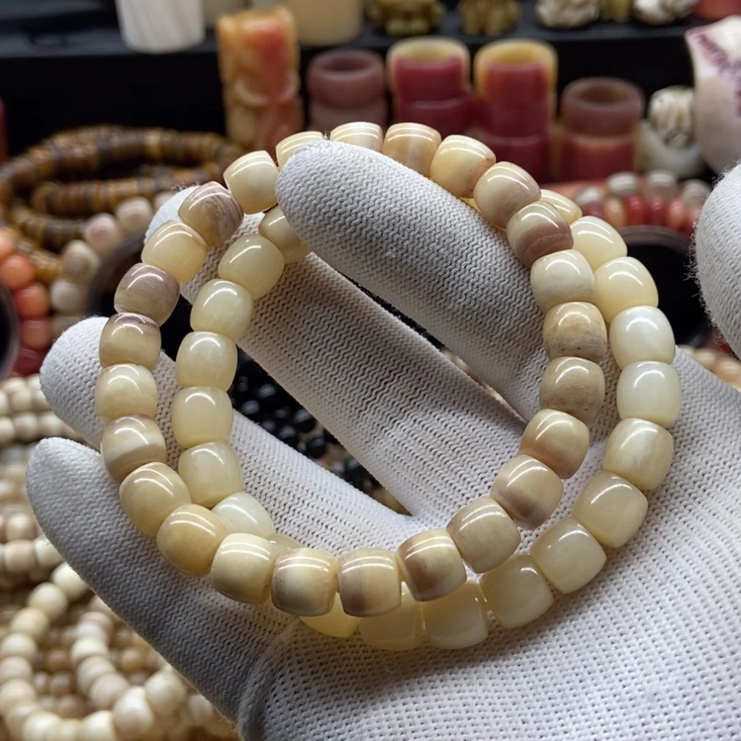 驼骨手串/手链9毫米驼骨直切微瑕处理