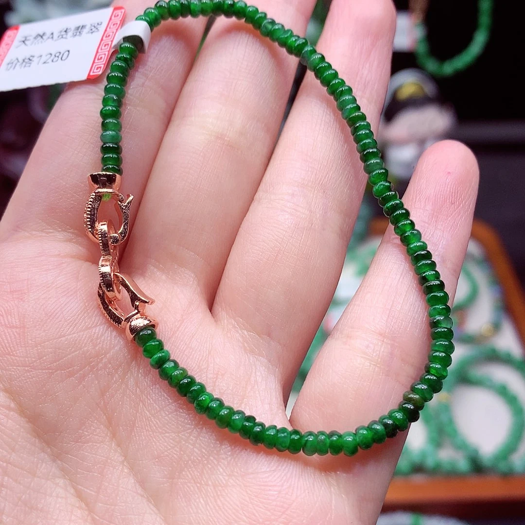 翡翠未镶嵌手链翡翠