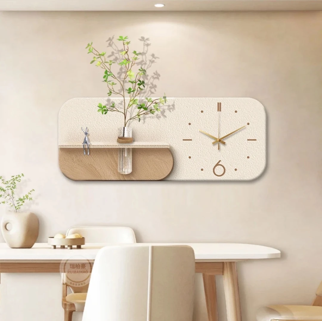奶油风餐厅电表箱挂画遮挡电匣箱2025新款带水培绿植装饰画