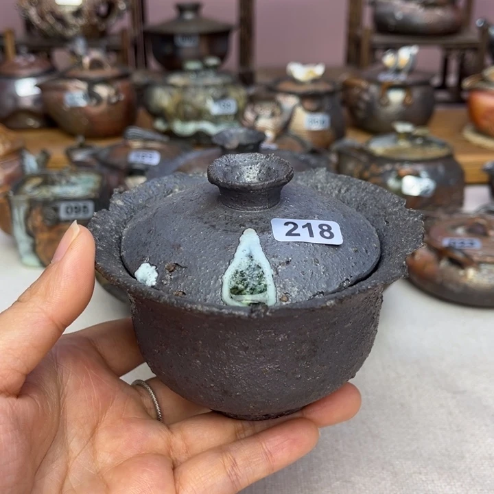 壶裸柴烧陶瓷茶具