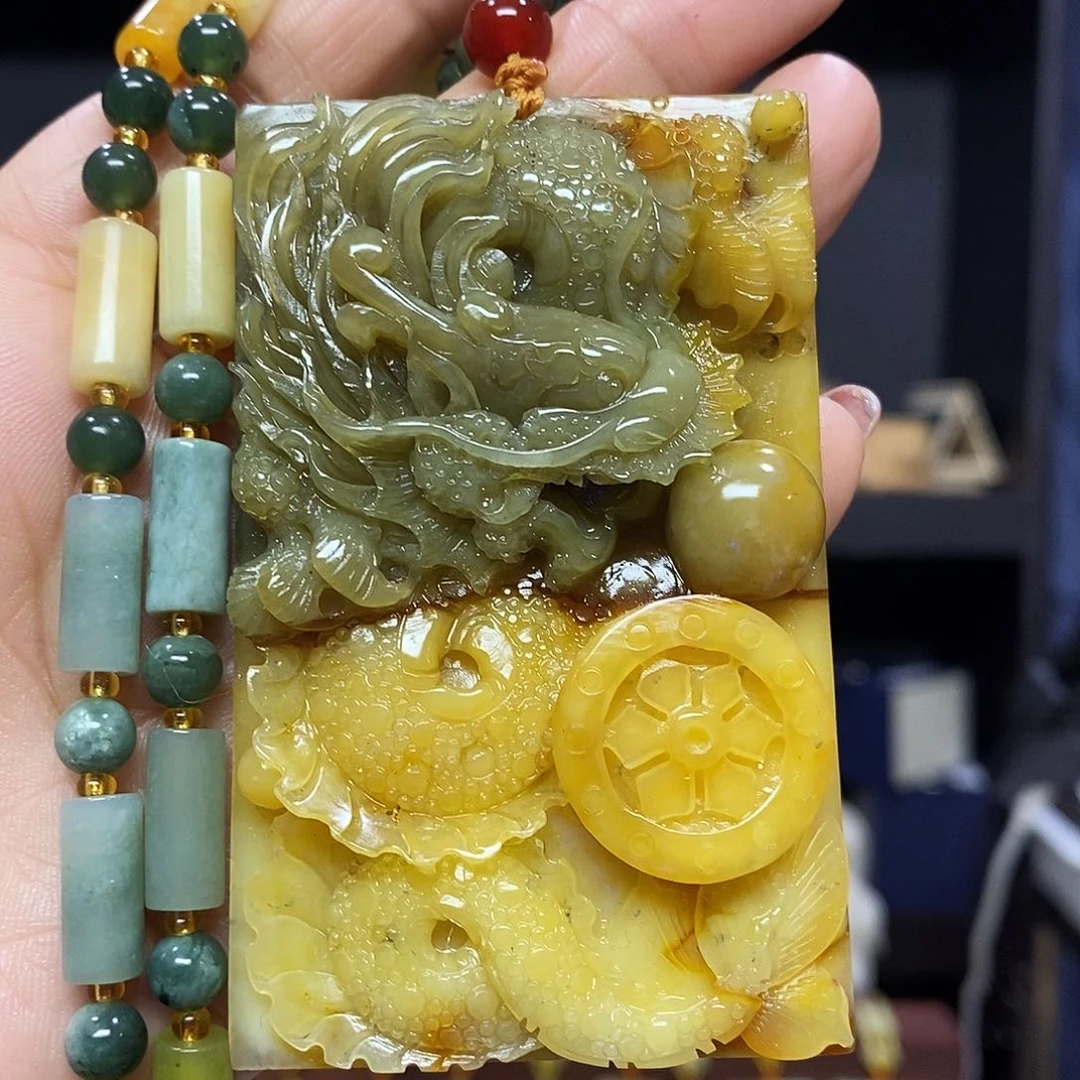 岫玉挂件吊坠未镶嵌