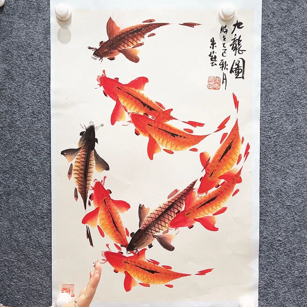 国画纯手绘系列画心