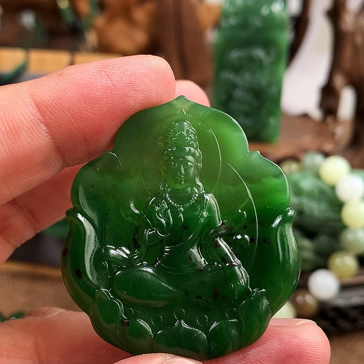 和田玉（碧玉）未镶嵌颈饰