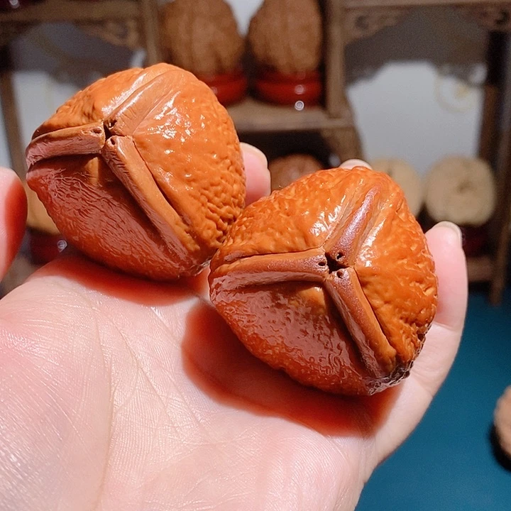 野生雷公核手把件45