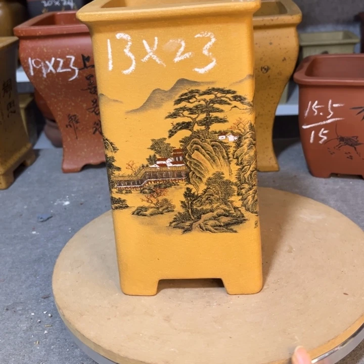 紫砂花盆紫砂花盆