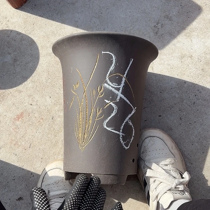 紫砂花盆紫砂的花