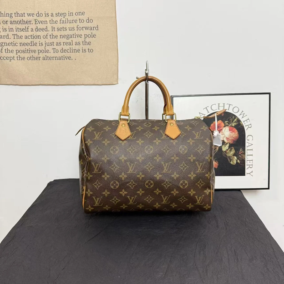 95新 LouisVuitton/路易威登 speedy30/波士顿包/手提包/单肩包