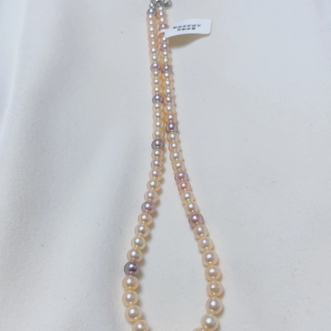 颈饰淡水珍珠银S925镶嵌