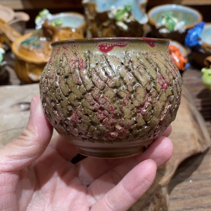 手工制作陶瓷茶具仿生茶器