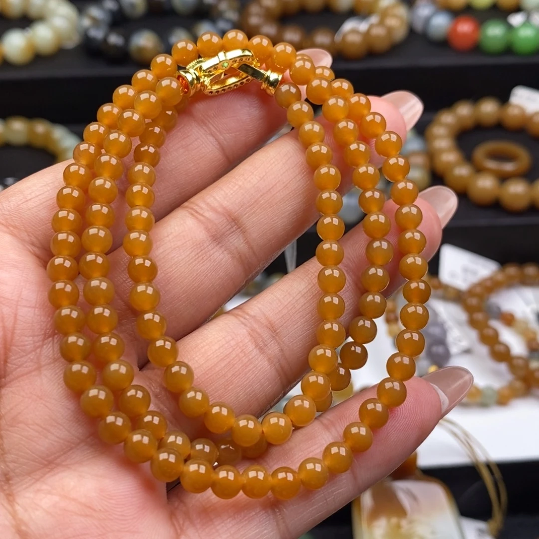 和田玉未镶嵌手链