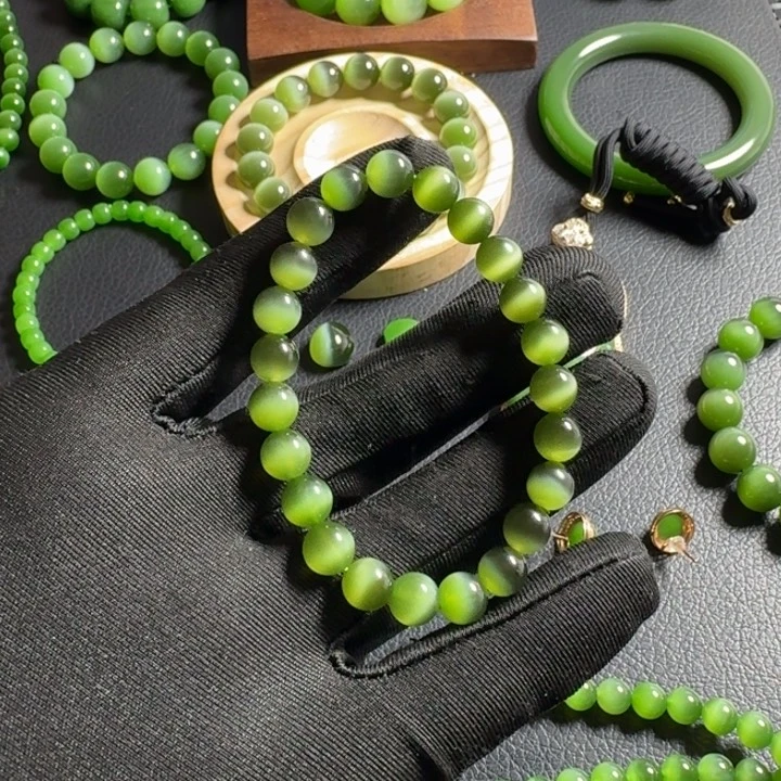 和田玉（碧玉）手串未镶嵌