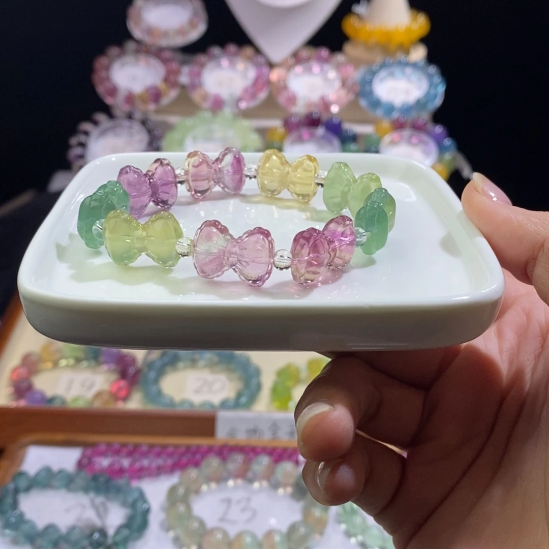 手链未镶嵌萤石蝴蝶结