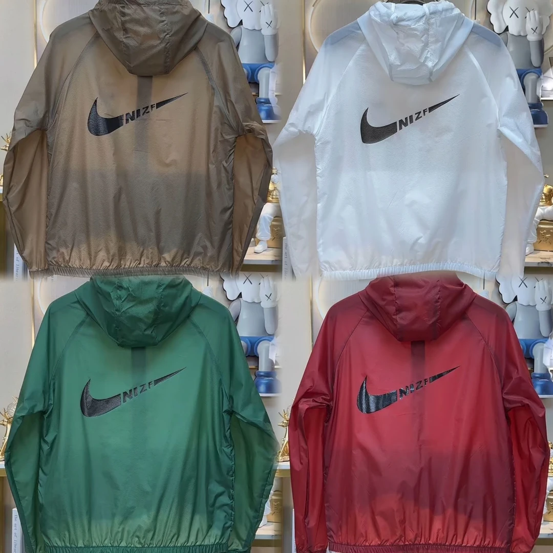 夏季新款连帽超薄拉链皮肤衣（此码偏小，建议拍大一码）