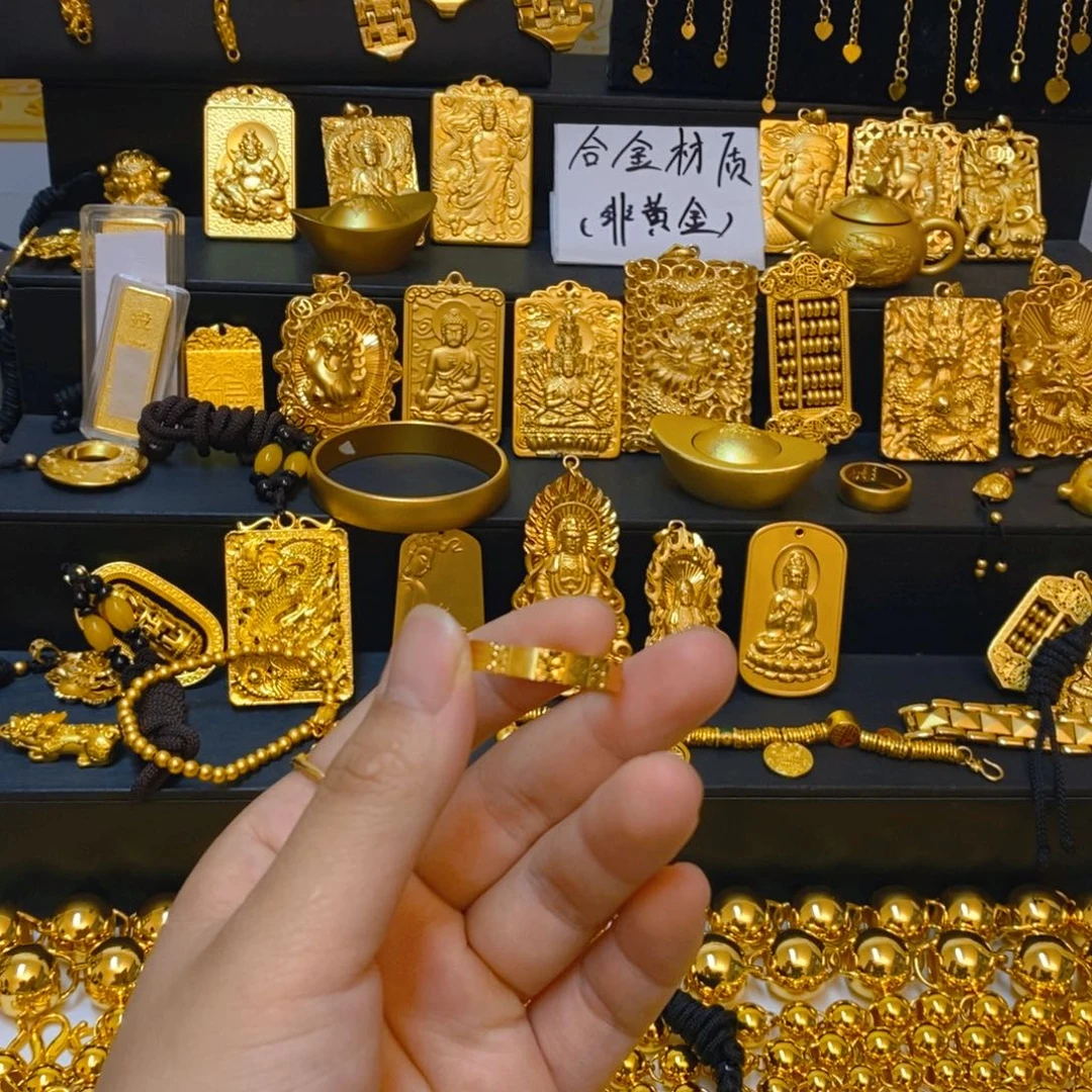 合金无麻将碎冰戒指10号