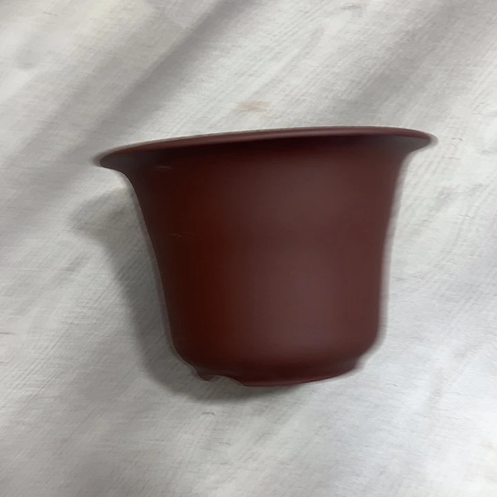 乳***哥紫砂花盆微瑕大碗盆紫茄