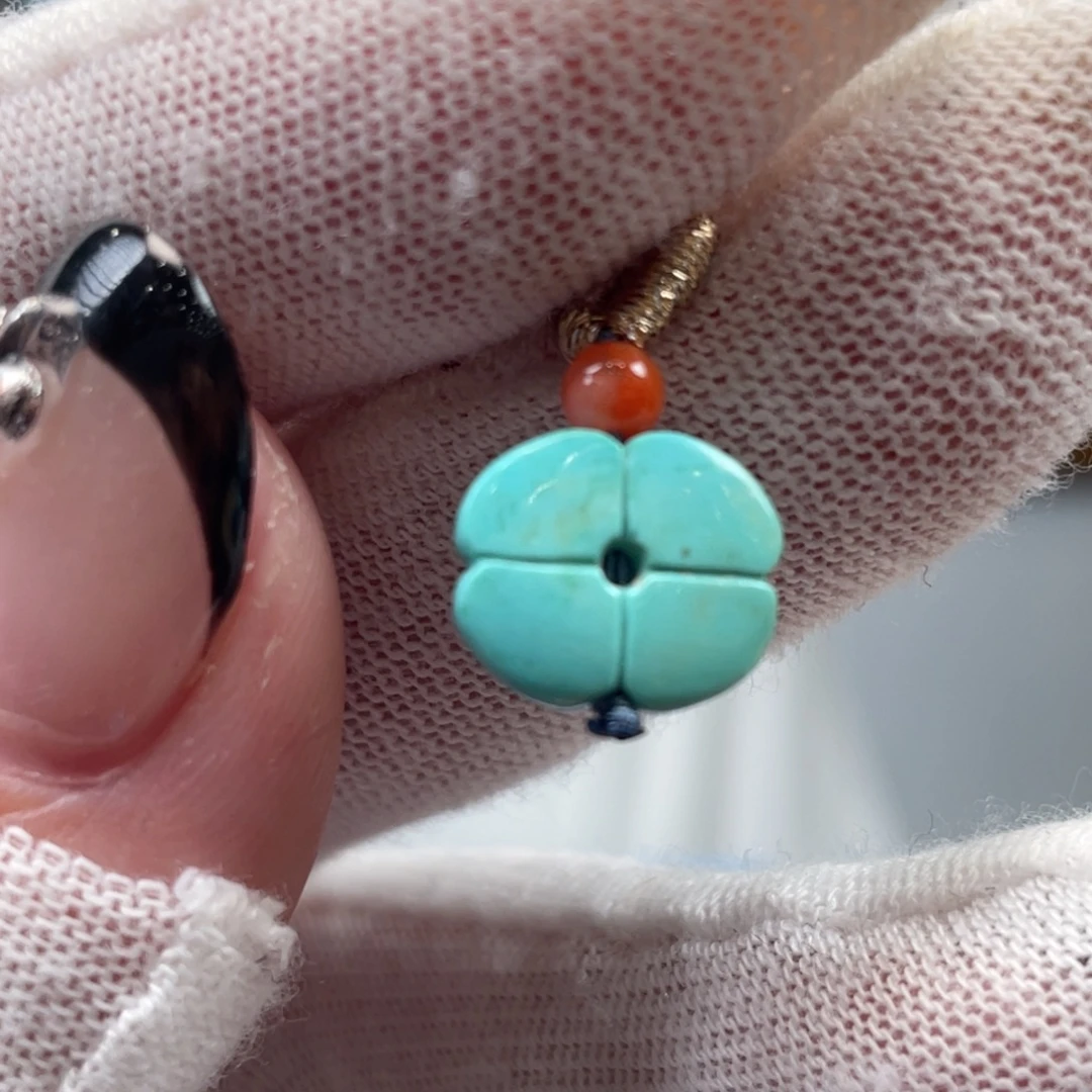 绿松石未镶嵌挂件