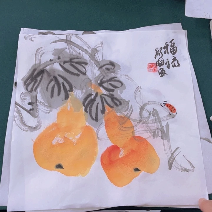 国画宣纸国画纯手绘作品