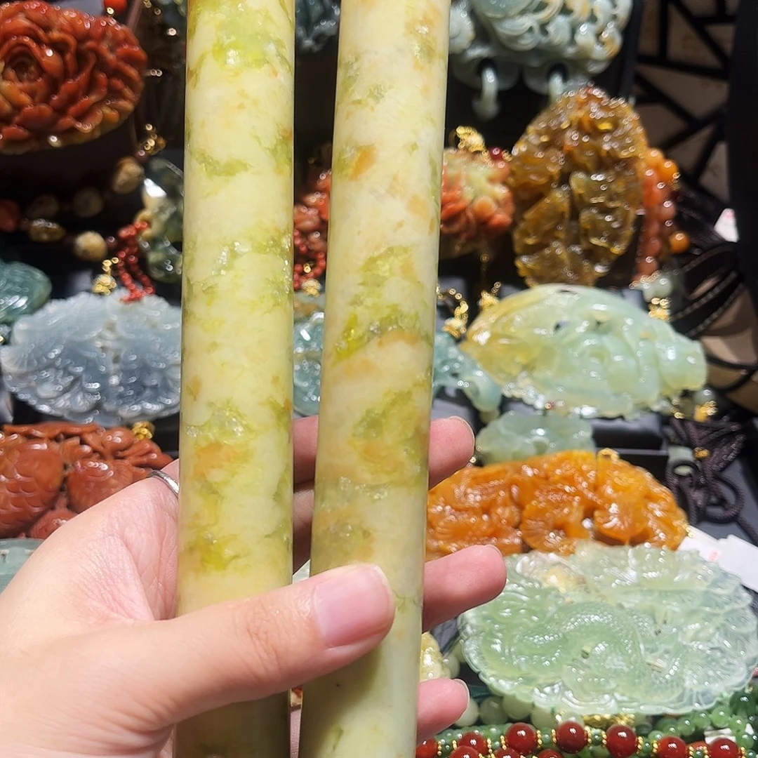 未镶嵌岫玉毛衣链