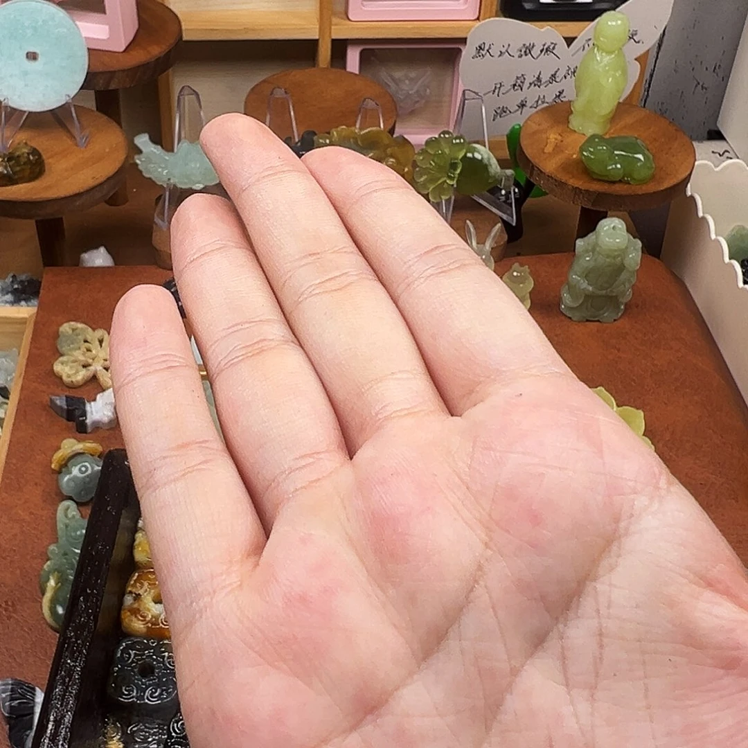 i***u蛇纹石玉合金粉色