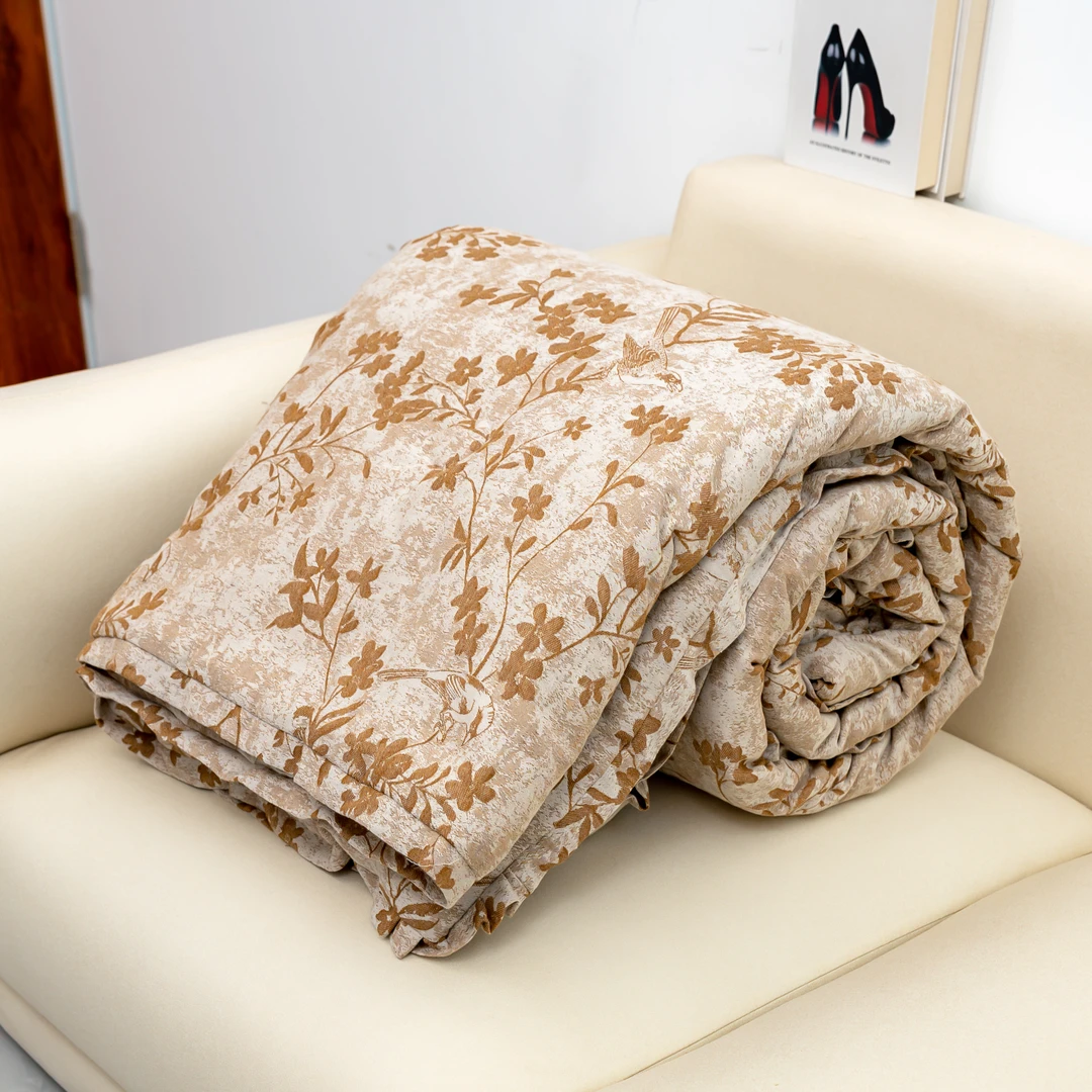 【京会社】驼绒被200*230寒霜花枝