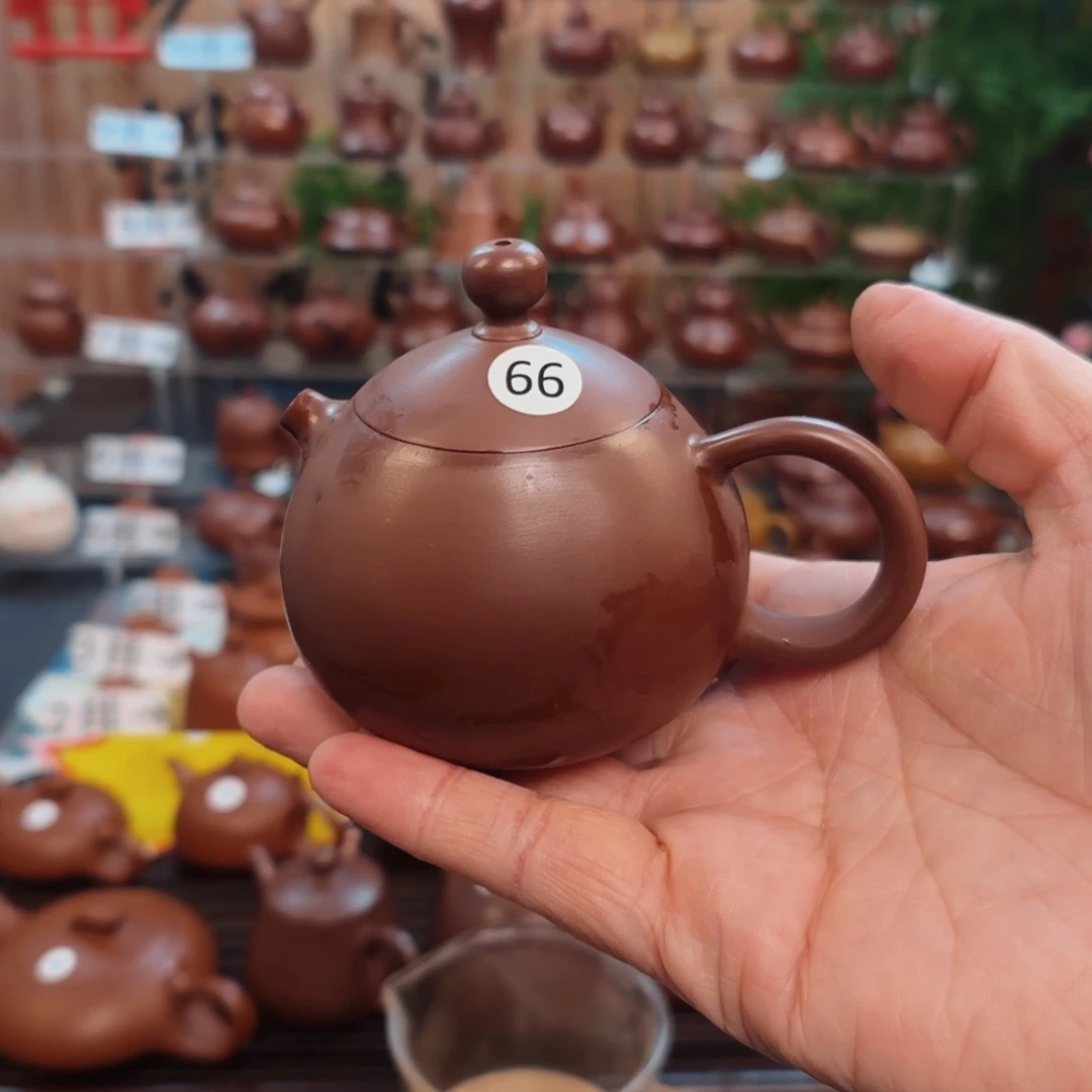 朱泥茶壶亮****弟朱泥茶壶微瑕120c