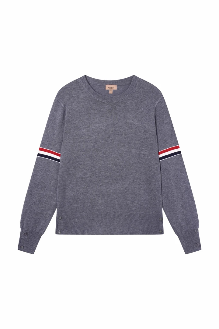 129300开衫羊毛针织衫时尚休闲百搭圆领秋冬秋季