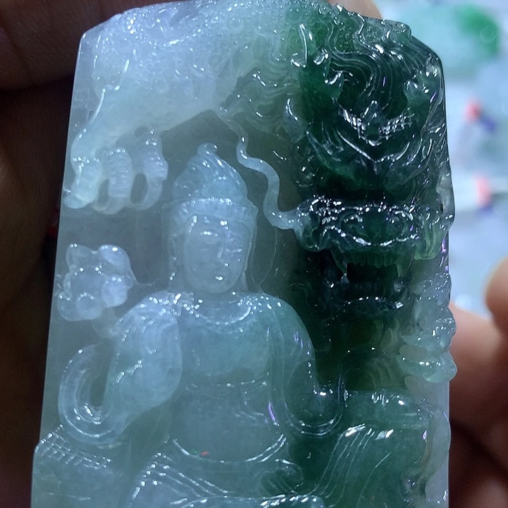 翡翠未镶嵌颈饰天然翡翠A货吊坠末镶嵌