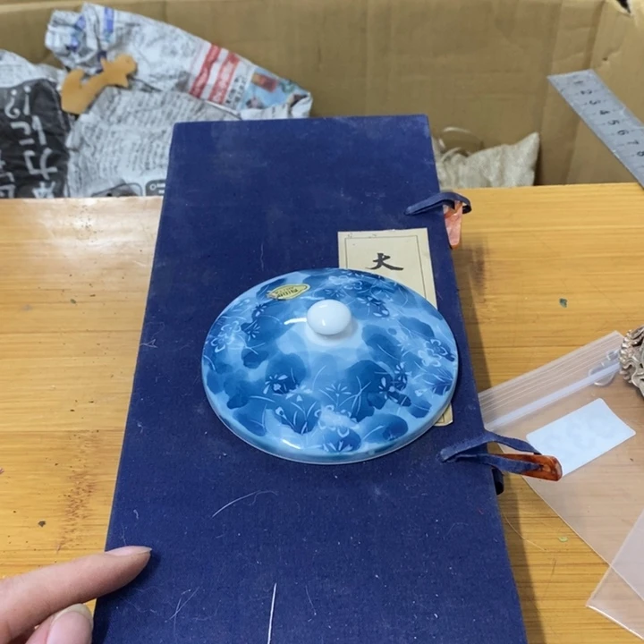 瓷片哈哈中古工艺品树脂