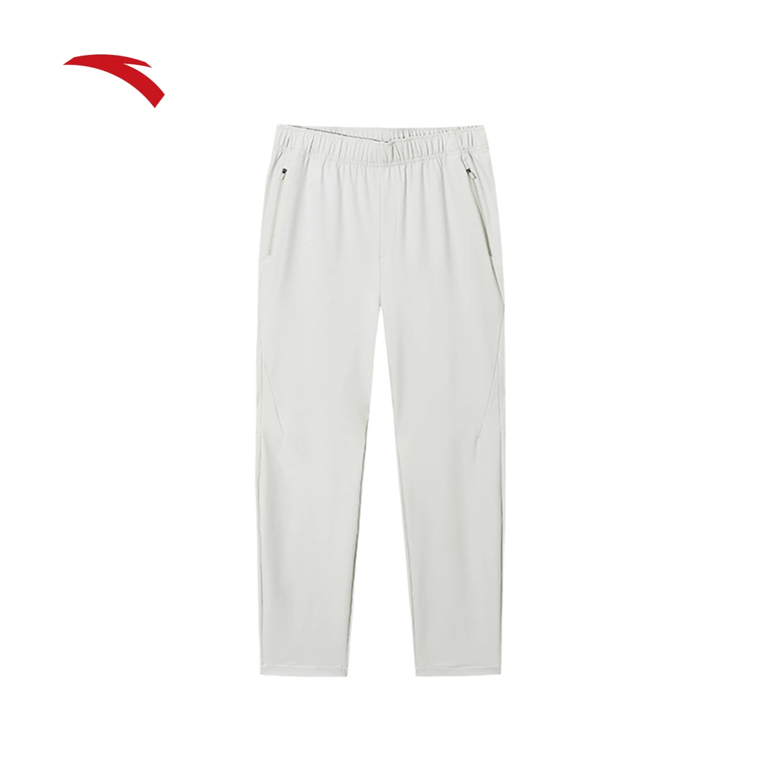 安踏型动裤男子吸湿速干2025年秋季新款流光风直筒修身运动长裤子