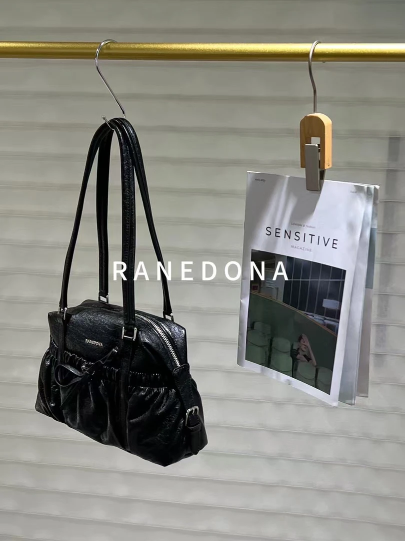 【琳小雨】韩系小众设计腋下包褶皱蝴蝶结甜美公主风女包83002