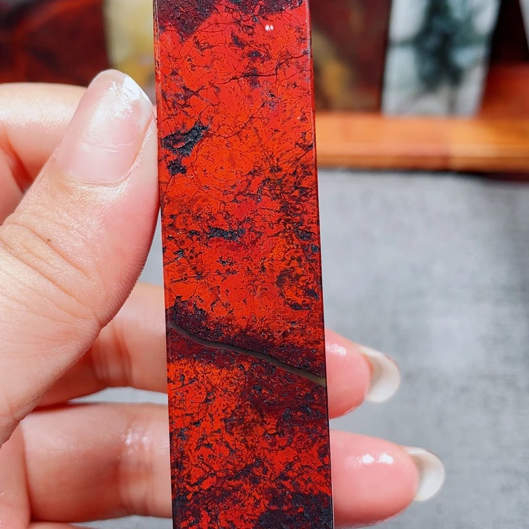 【闪购商品】玉桂林鸡血玉印章素章