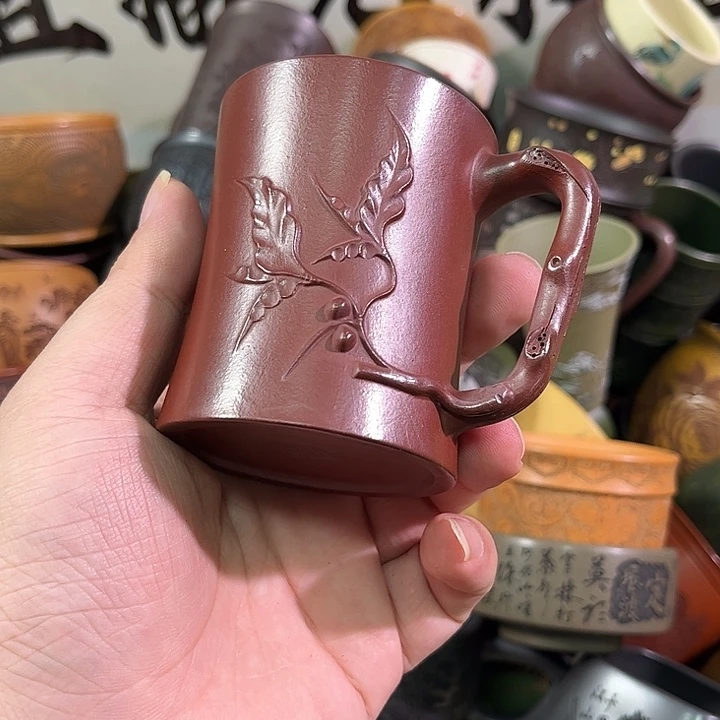 茶杯紫砂全手工紫砂主人杯