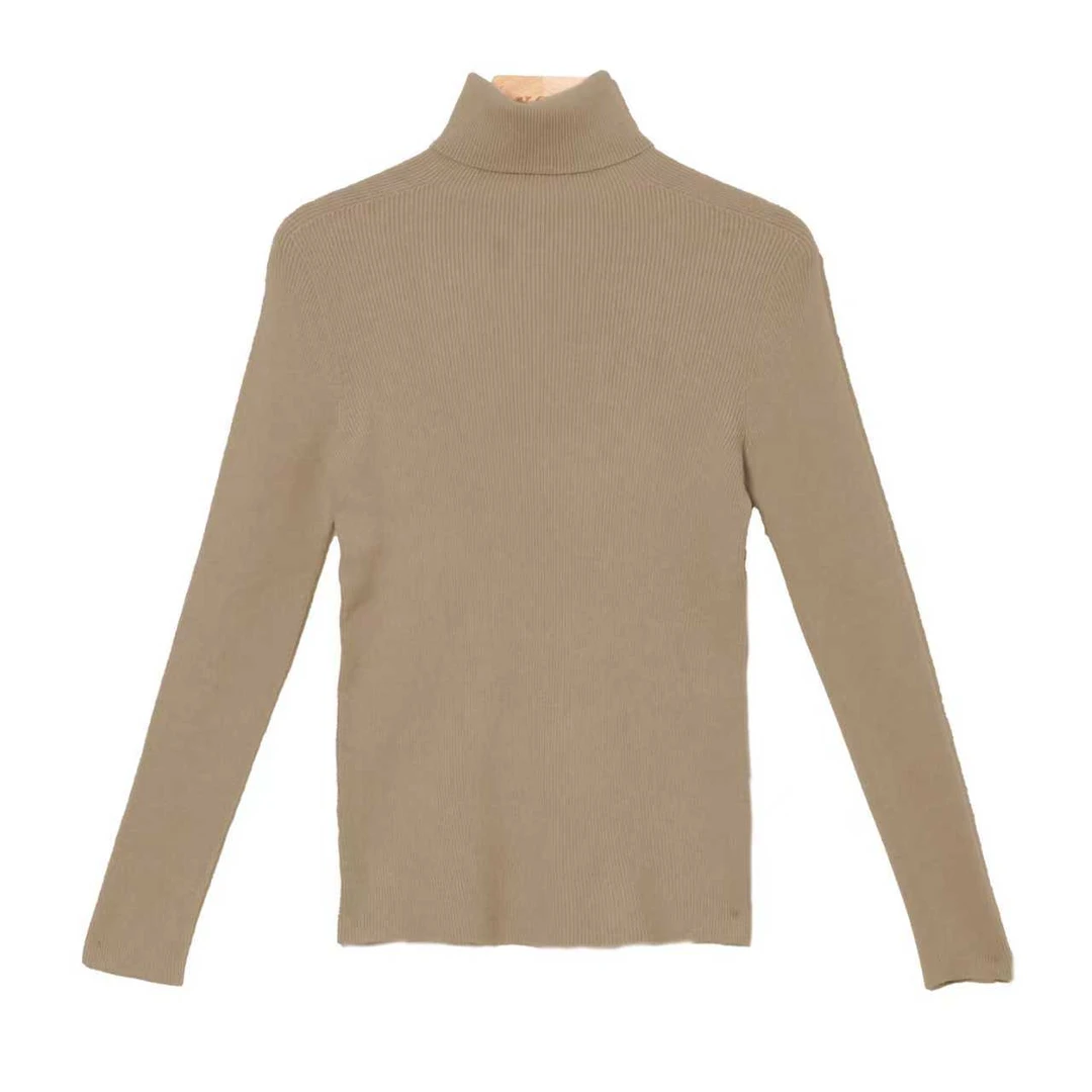 秋冬新款一线成衣高领毛衣女修身内搭上衣针织打底衫0138/AS