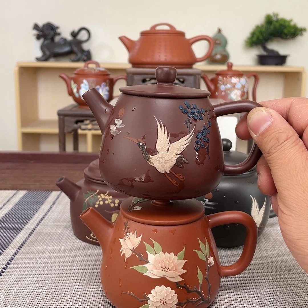 紫砂茶壶臻*香微瑕处理