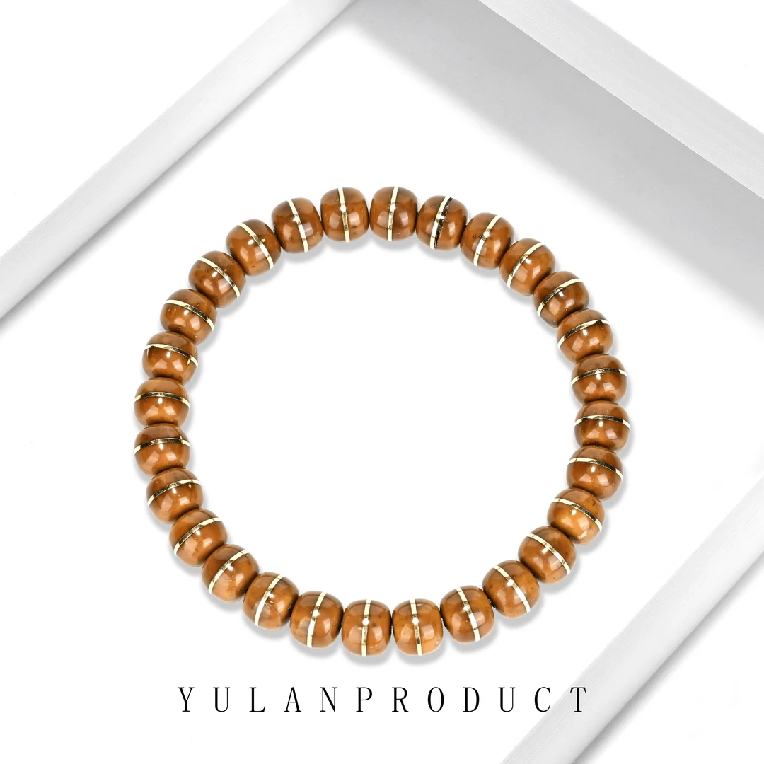 钰澜文玩紫金鼠腰带手串8-10mm-精工百搭-多样性发货